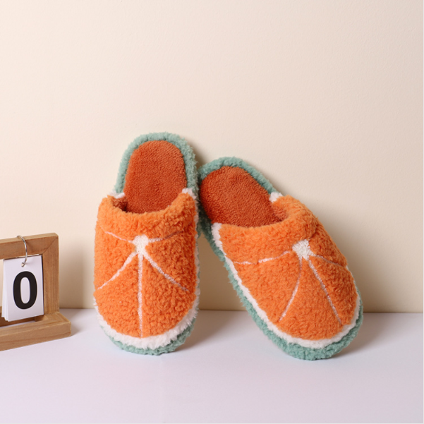 Internet Celebrity Same Style Cotton Slippers Female Cute Plush Ins Bag Heel Princess Style Super Cute Cotton Slippers Cotton Slippers Animal Cartoon Dormitory