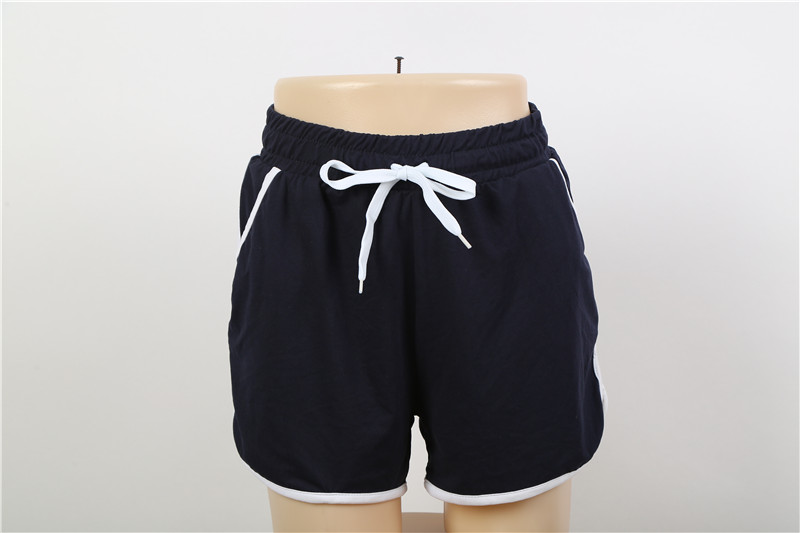 Summer loose high waist sports shorts running yoga hot pants leisure home pajama beach pants