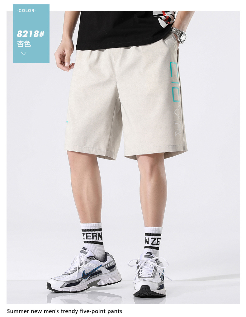 2020 Summer Casual Shorts Men's Summer Loose Fifth Pants Korean Style Work Clothes plus Size Men's Pants Middle Pants Beach Pants