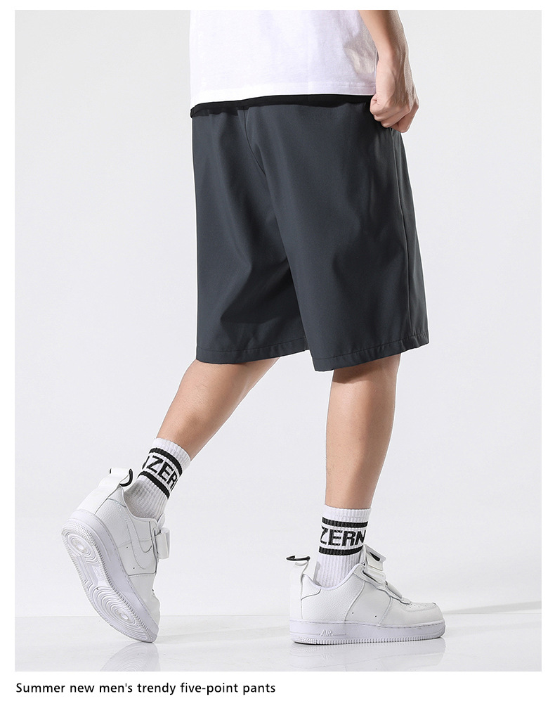 2020 Summer Casual Shorts Men's Summer Loose Fifth Pants Korean Style Work Clothes plus Size Men's Pants Middle Pants Beach Pants