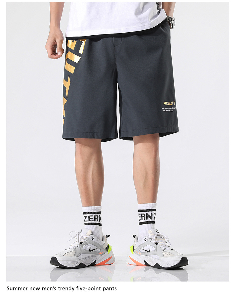 2020 Summer Casual Shorts Men's Summer Loose Fifth Pants Korean Style Work Clothes plus Size Men's Pants Middle Pants Beach Pants
