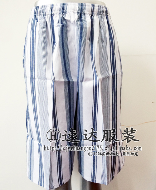 Factory Direct Sales Men's Beach Pants Cotton All-Matching Casual Shorts Men's Foreign Trade Plaid 5-Point Pants Middle Pants Wholesale