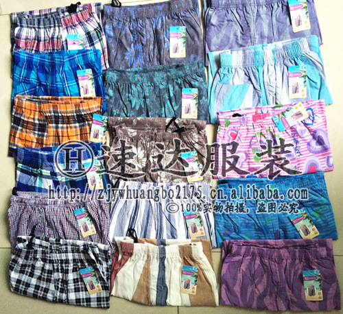 Factory Direct Sales Men's Beach Pants Cotton All-Matching Casual Shorts Men's Foreign Trade Plaid 5-Point Pants Middle Pants Wholesale