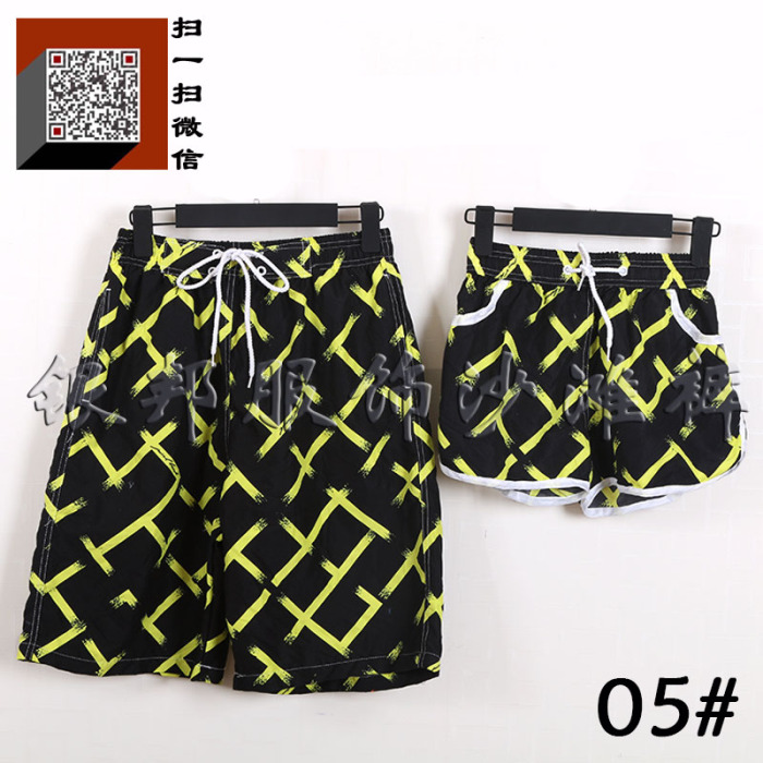 Couple Beach Pants Loose Straight Forks Casual Shorts Pants Surf Pants Couple Beach Pants Loose Straight Forks Casual Shorts Pants Surf Pants