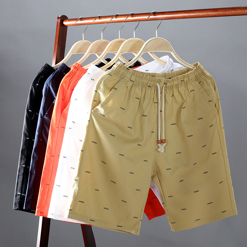 Summer Casual Pants Men&#039;s New Fifth Pants Beach Pants Shorts Men Cotton Men&#039;s Clothing One Piece Dropshipping
