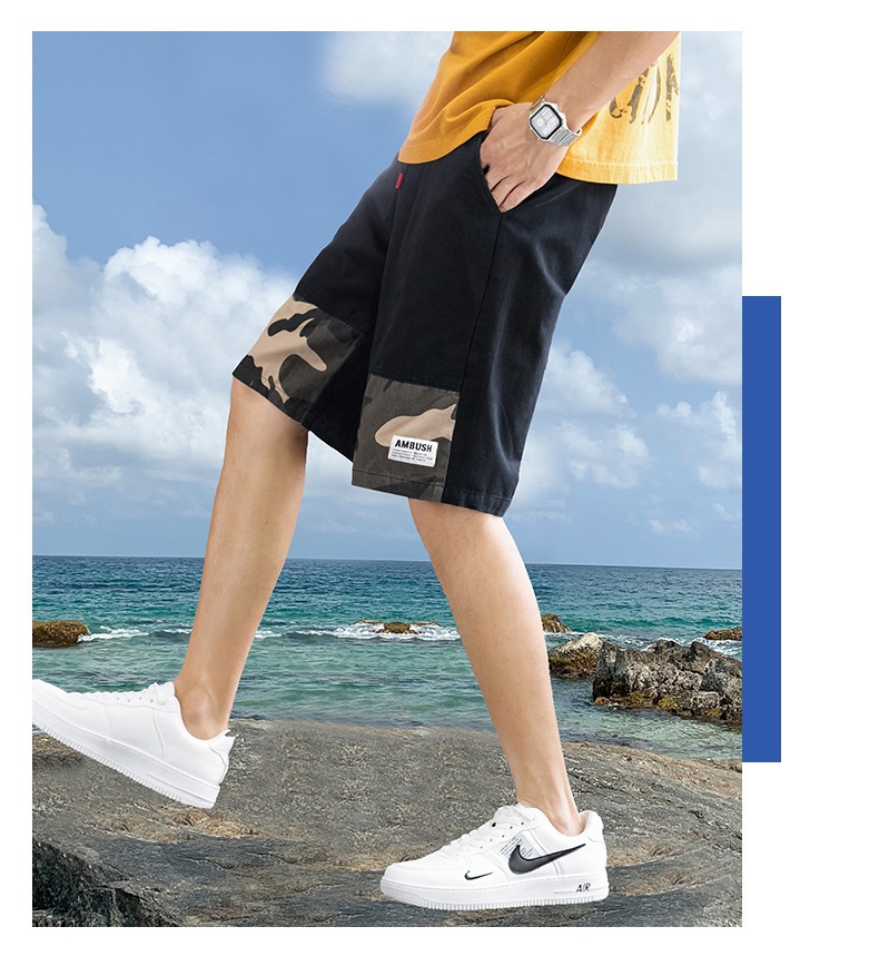 2021 Summer New Shorts Men's Thin Trendy Casual Camouflage Five-Point Pants Cotton Seven-Point Loose Beach Pants 2021 Summer New Shorts Men's Thin Trendy Casual Camouflage Five-Point Pants Cotton Seven-Point Loose Beach Pants