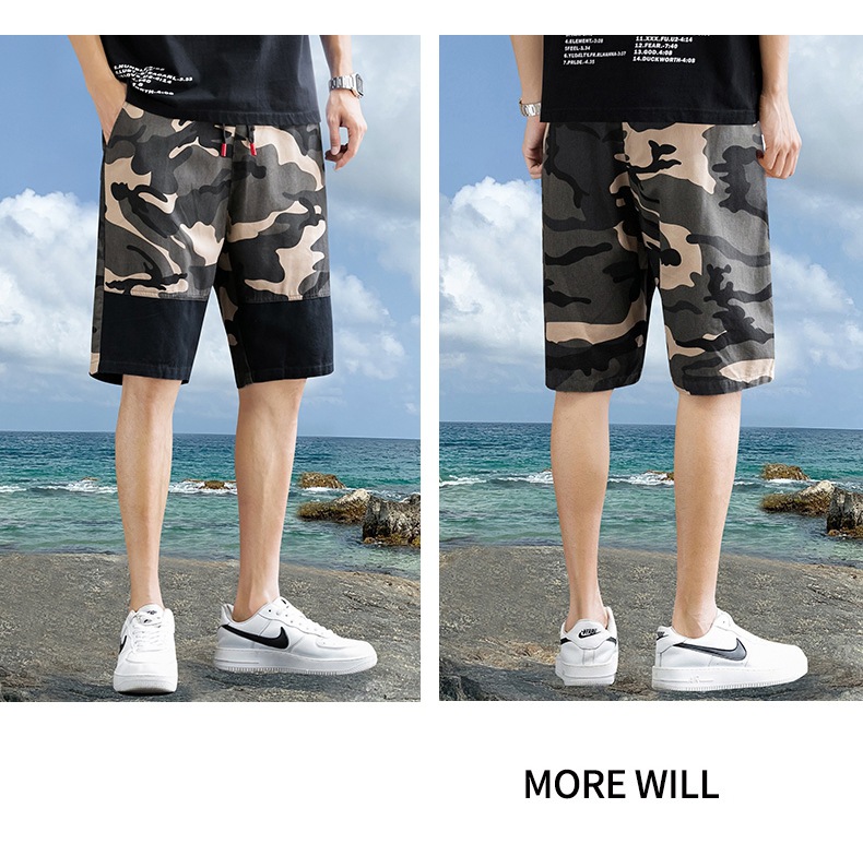 2021 Summer New Shorts Men's Thin Trendy Casual Camouflage Five-Point Pants Cotton Seven-Point Loose Beach Pants 2021 Summer New Shorts Men's Thin Trendy Casual Camouflage Five-Point Pants Cotton Seven-Point Loose Beach Pants