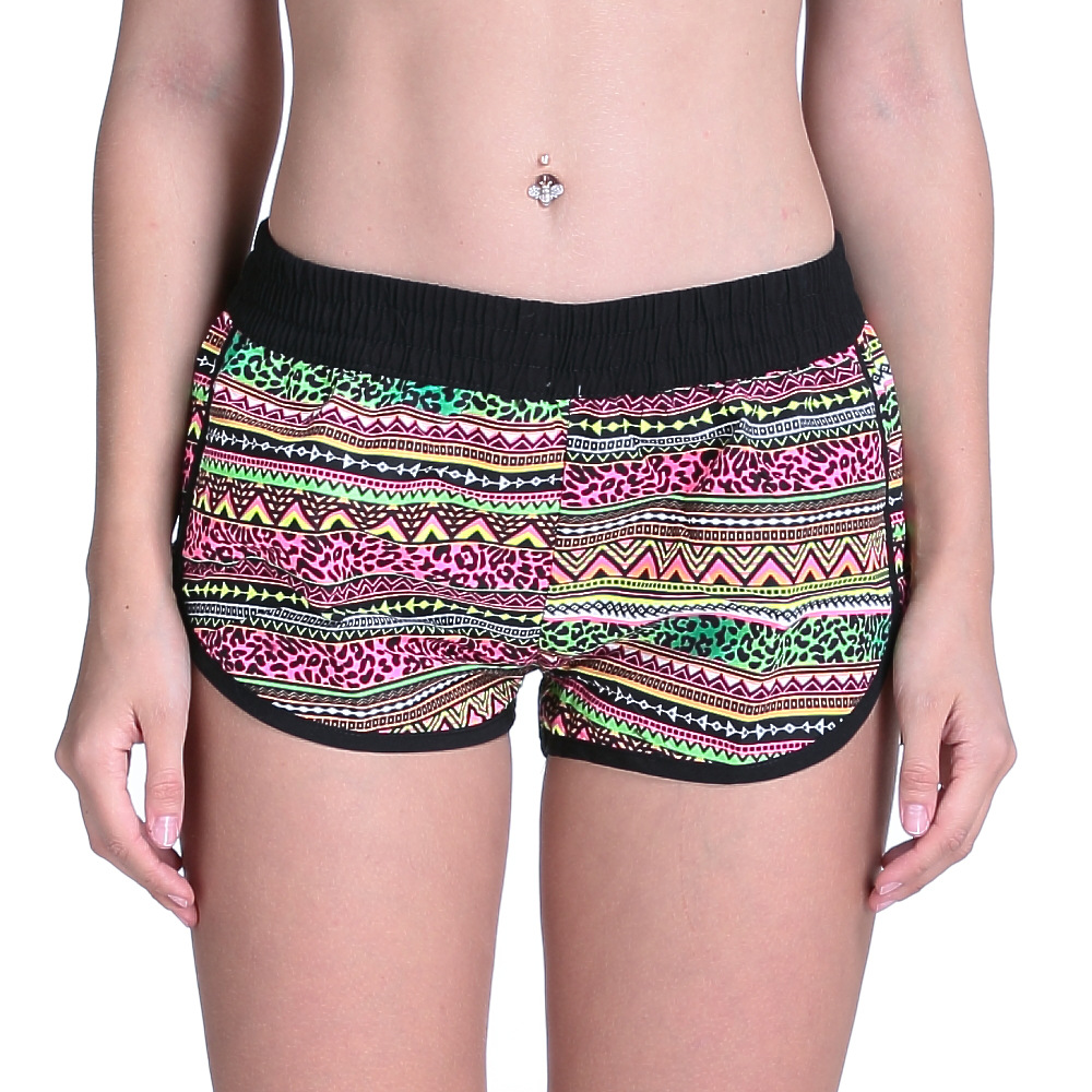 European and American Ladies Summer Beach Pants Shorts European Version Printed Swimming Trunks Seaside Large Trunks Vacation One Piece Wholesale European and American Ladies Summer Beach Pants Shorts European Version Printed Swimming Trunks Seaside Large Trunks Vacation One Piece Wholesale