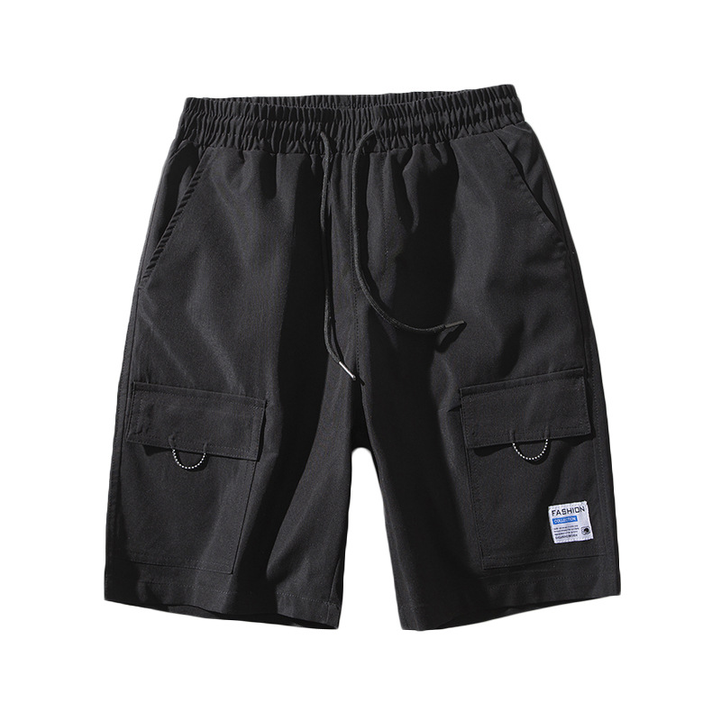 Summer Casual Shorts Men&#039;s 2021 New Sports Overalls Trendy Fifth Pants Middle Pants Straight Loose Beach Pants