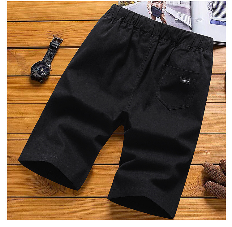 Summer Shorts Men's Summer Cropped Pants Loose Bermuda Shorts Trendy Beach Pants Men's Wholesale One Piece Dropshipping
