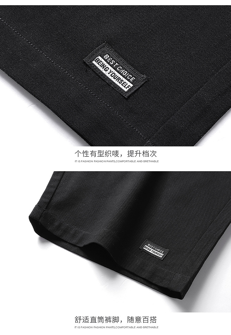 Summer Shorts Men's Summer Cropped Pants Loose Bermuda Shorts Trendy Beach Pants Men's Wholesale One Piece Dropshipping