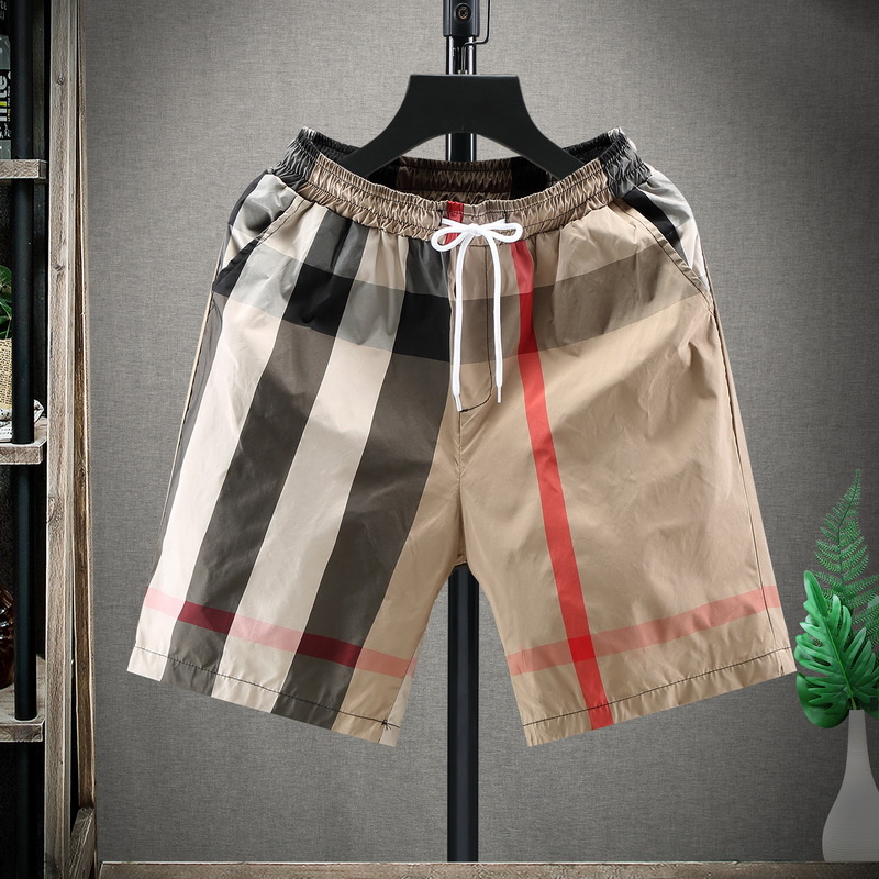 Summer Shorts Men&#039;s Casual Pants Korean Style Trendy Plaid Shorts Home Versatile Loose Outer Wear Beach Pants