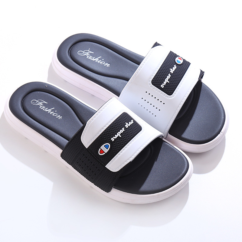 New Men's Single-Strap Slipper Men's Korean Version Fashion Fashion Cool Beach Shoes Men's Casual Non-Slip Slippers New Men's Single-Strap Slipper Men's Korean Version Fashion Fashion Cool Beach Shoes Men's Casual Non-Slip Slippers