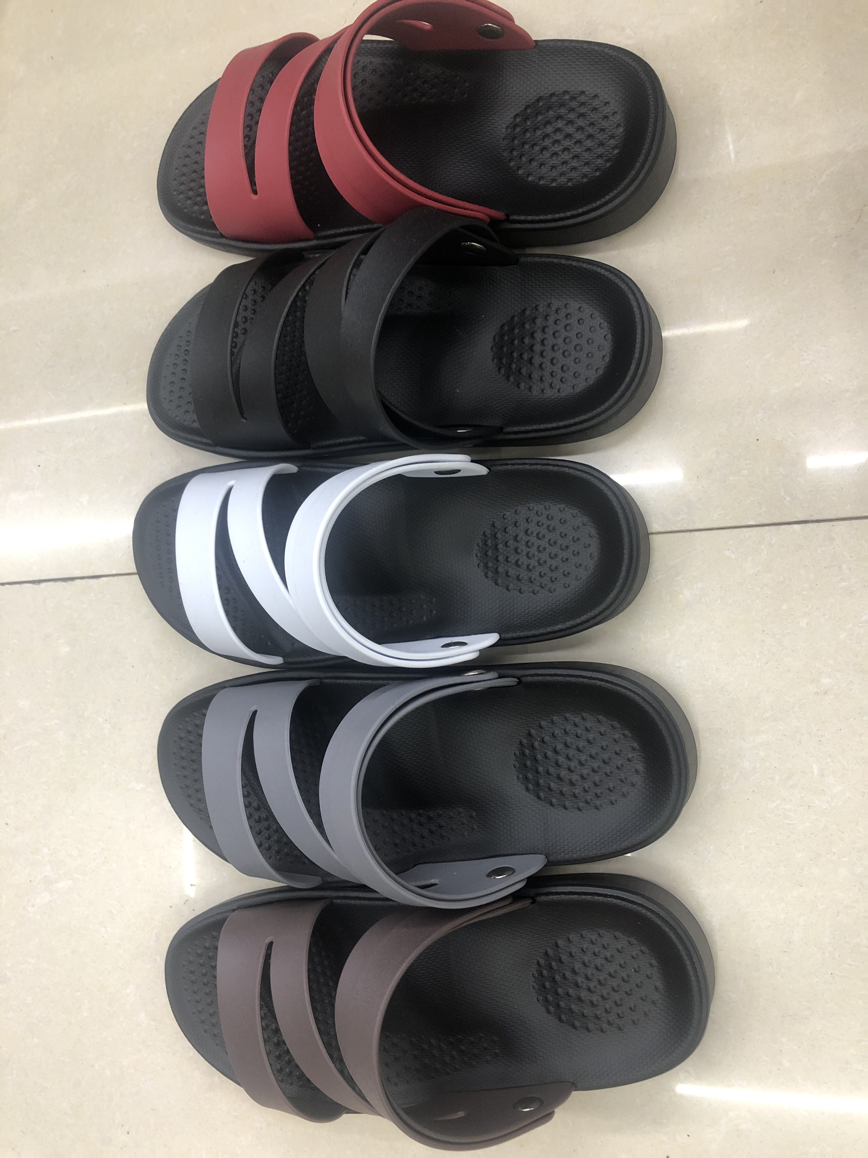 New Men's Single-Strap Slipper Men's Korean Version Fashion Fashion Cool Beach Shoes Men's Casual Non-Slip Slippers