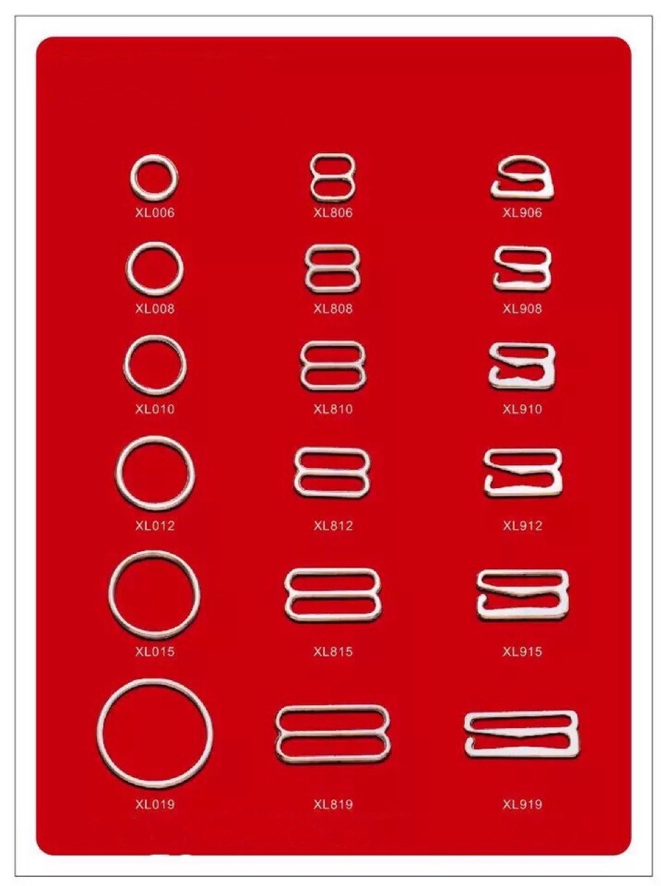 Wholesale Metal 8-Word Buckle 0-Word Buckle 9-Word Buckle Inner Diameter Adjustable Button Bra Hook Circle Buckle Underwear Accessories Wholesale Metal 8-Word Buckle 0-Word Buckle 9-Word Buckle Inner Diameter Adjustable Button Bra Hook Circle Buckle Underwear Accessories