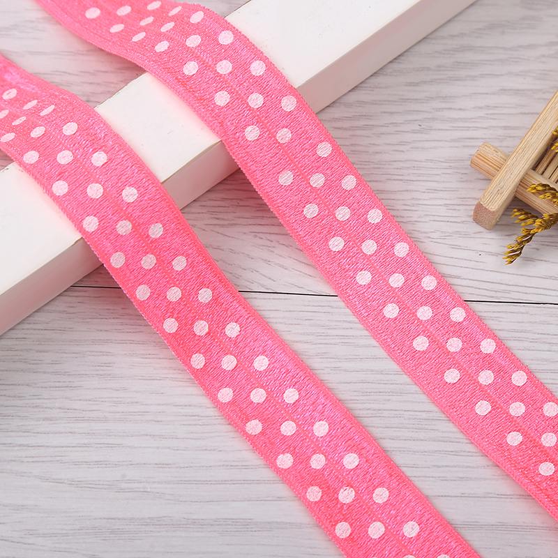 Printing Elastic Cord Bra Strap Sports Clothing Accessories Solid Color Elastic Band Boud Edage Belt