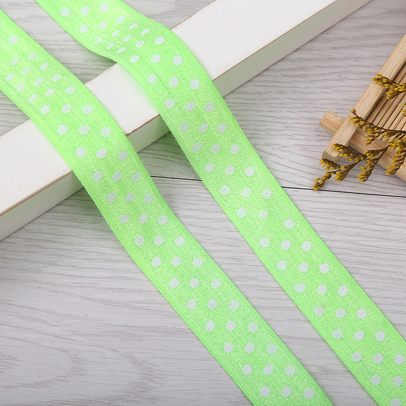 Printing Elastic Cord Bra Strap Sports Clothing Accessories Solid Color Elastic Band Boud Edage Belt