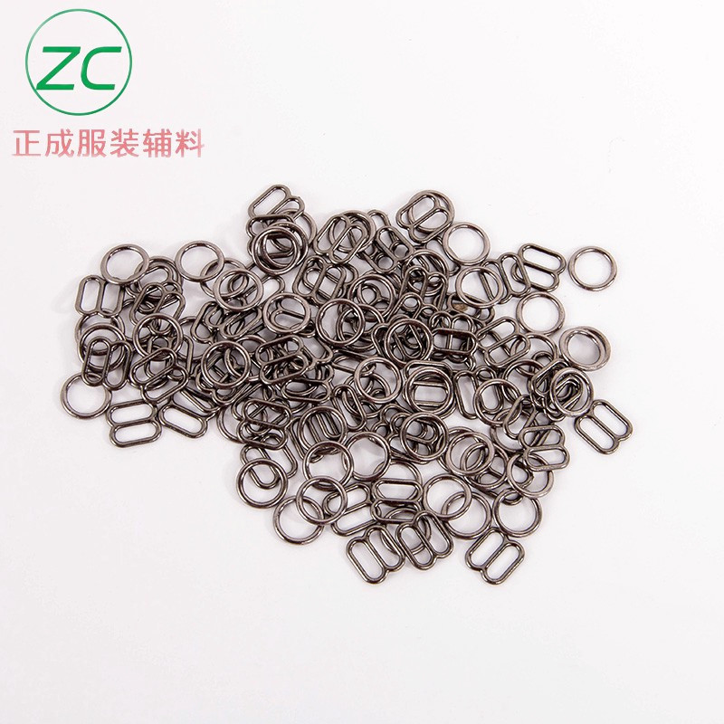 Environmental Protection Metal Underwear Adjustable Buckle Bra Shoulder Strap Button Underwear 089 Word Buckle Alloy Accessories Factory Direct Sales