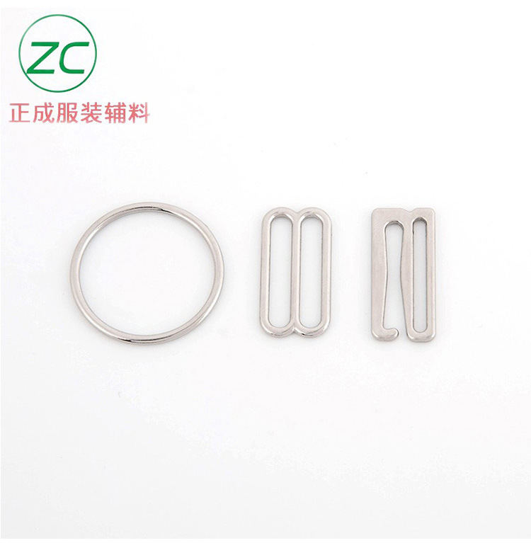 Environmental Protection Metal Underwear Adjustable Buckle Bra Shoulder Strap Button Underwear 089 Word Buckle Alloy Accessories Factory Direct Sales