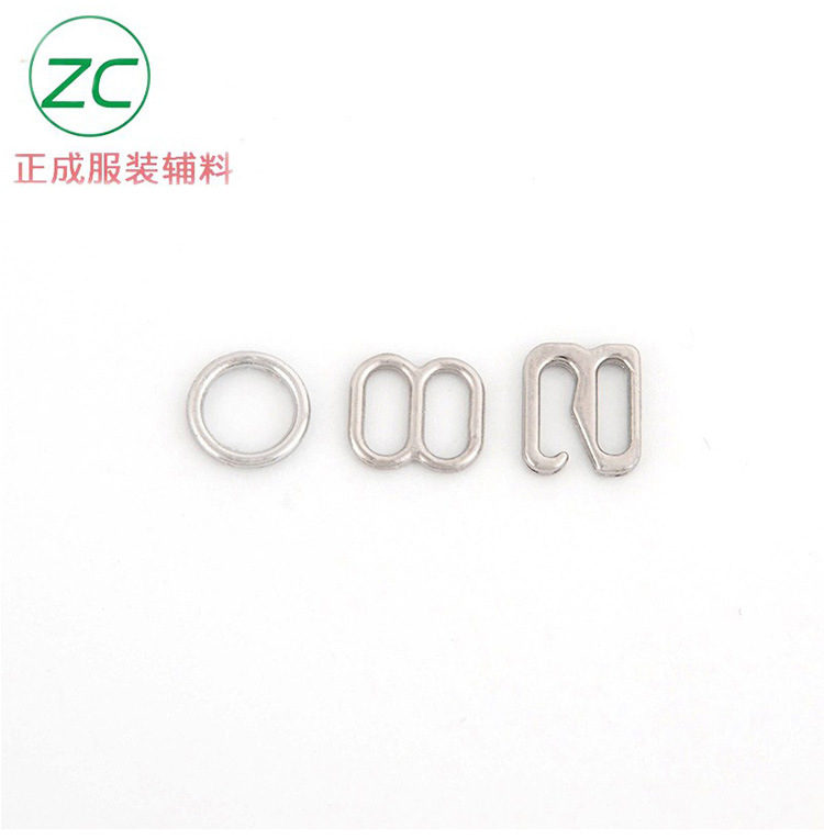 Environmental Protection Metal Underwear Adjustable Buckle Bra Shoulder Strap Button Underwear 089 Word Buckle Alloy Accessories Factory Direct Sales