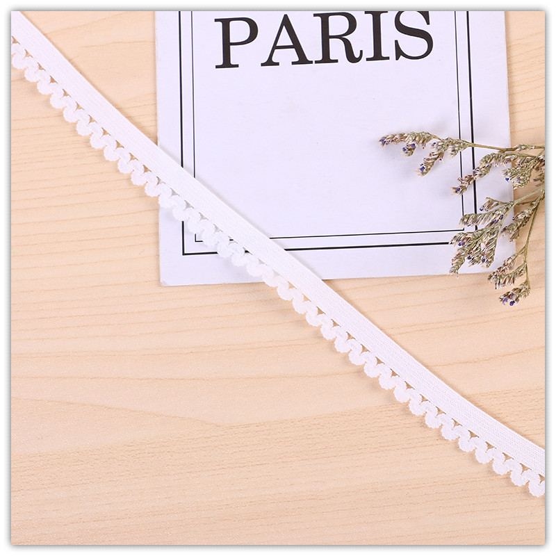 White Cotton Embroidery Decorative Lace Handmade Clothing Skirt Accessories Lace Bra Bra Strap White Cotton Embroidery Decorative Lace Handmade Clothing Skirt Accessories Lace Bra Bra Strap
