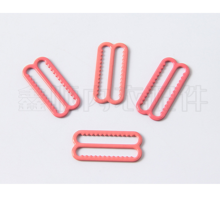 Spot Supply Environmental Protection Nylon Glue Buckle Bra Shoulder Strap Adjustable Buckle Toothed 8 Ring Underwear Accessories Factory Direct Sales