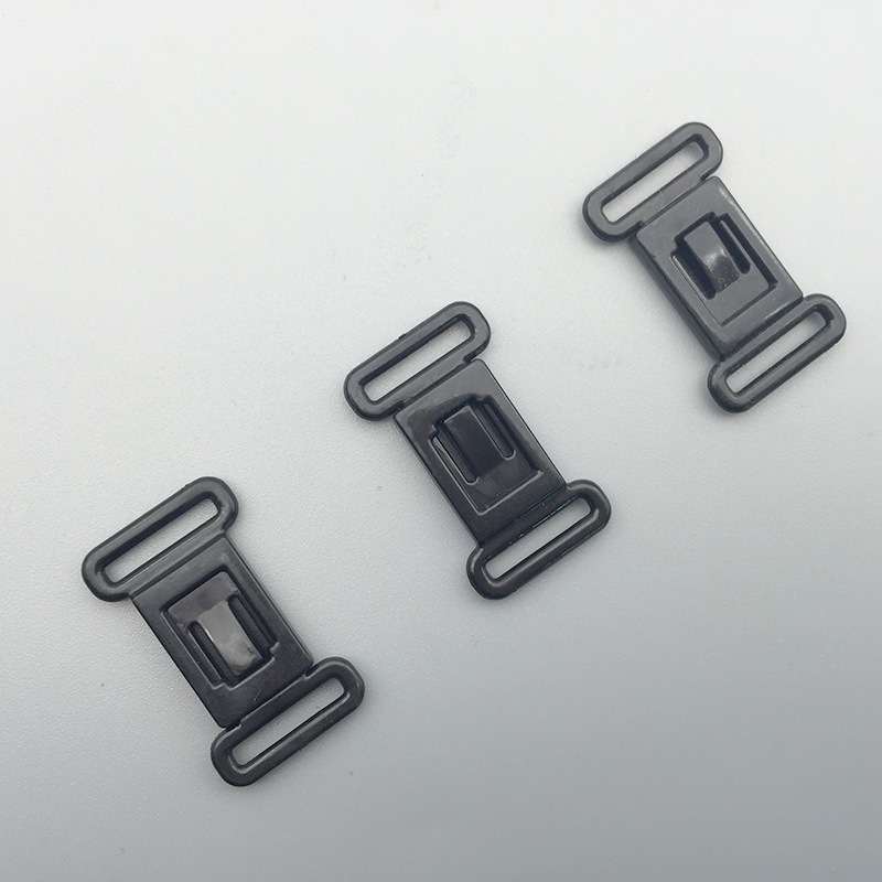 Straight Pin 1-1.2cm Inner Diameter Underwear Adjustable Buckle Underwear Hardware Accessories Dyed Iron Coated Bra Adjustment Buckle
