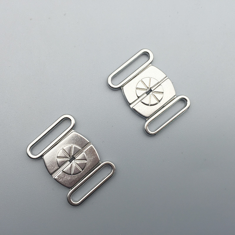 Straight Pin 1-1.2cm Inner Diameter Underwear Adjustable Buckle Underwear Hardware Accessories Dyed Iron Coated Bra Adjustment Buckle