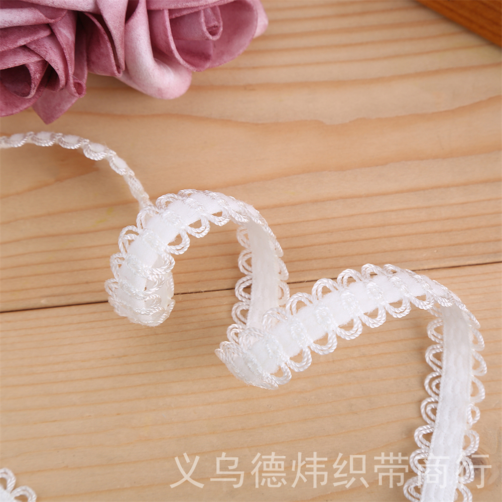 Double Teeth Edge Elastic Lace Band Boud Edage Belt Underwear Bra Elastic Shoulder Strap Wholesale Clothing Accessories Factory Direct Sales
