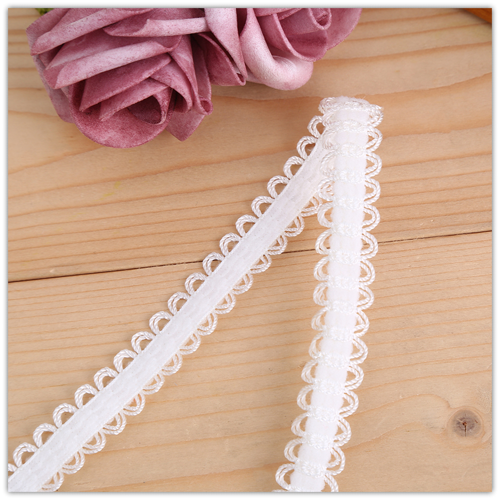 Double Teeth Edge Elastic Lace Band Boud Edage Belt Underwear Bra Elastic Shoulder Strap Wholesale Clothing Accessories Factory Direct Sales
