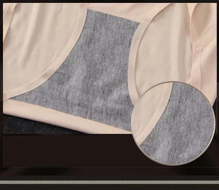 Women's Ice Silk Underwear Seamless Underwear One-Piece Underwear Breathable Mid Waist Sexy Women's Panties Panties