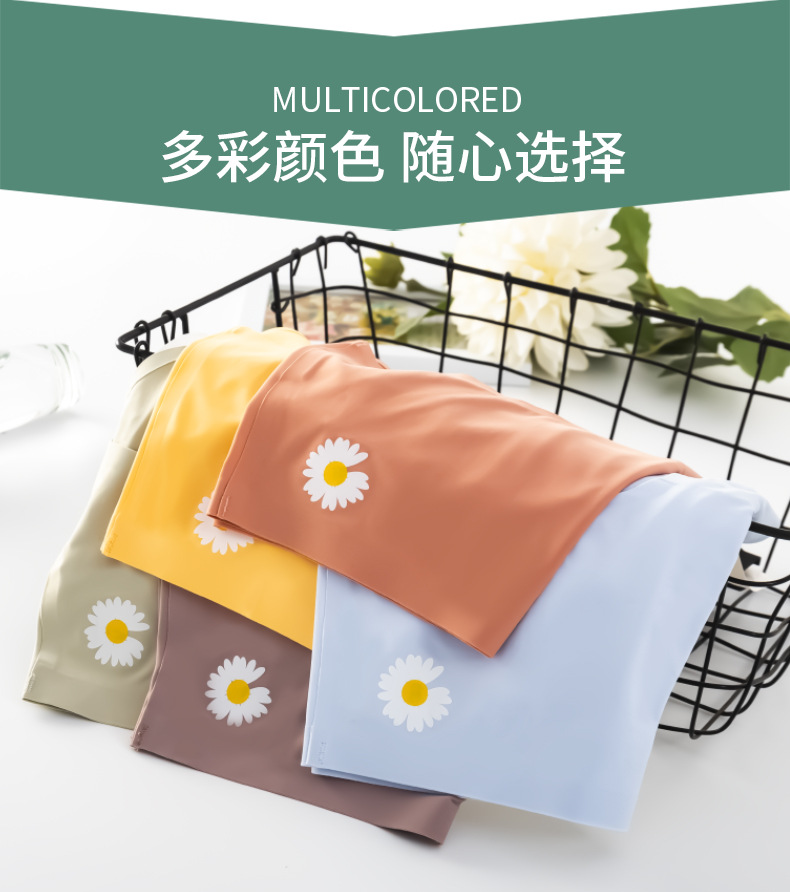 Seamless Underwear Female Lady Ice Silk One Piece Mid Waist plus Size Foreign Trade Wholesale Briefs Thin Underwear 810