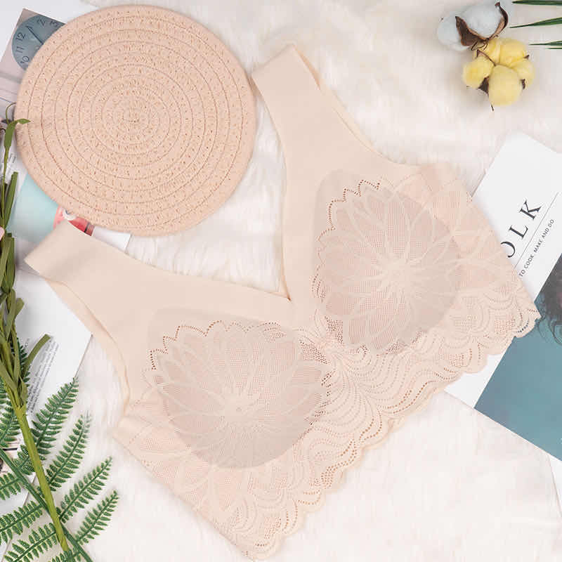 High-quality new anta heart lace embroidery seamless bra sexy comfort seamless underwear High-quality new anta heart lace embroidery seamless bra sexy comfort seamless underwear