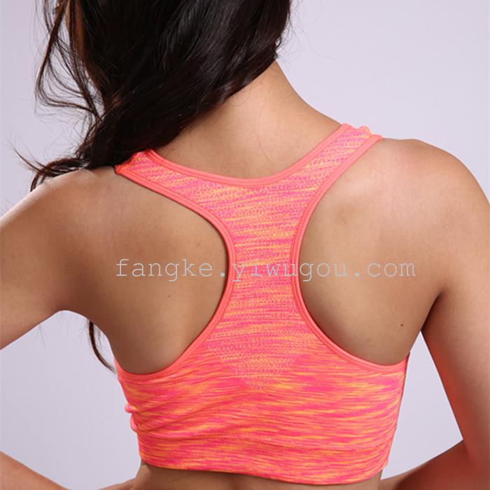 Foreign trade without steel ring yoga sports bra shock seamless underwear sports vest factory direct