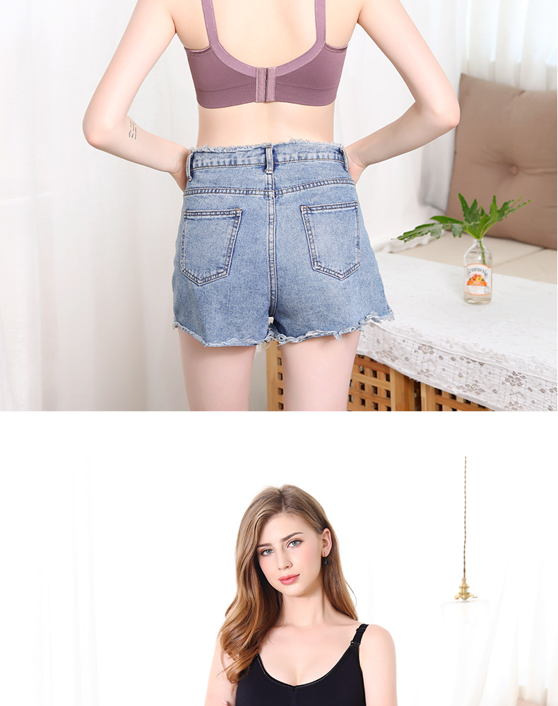 Factory Direct Sales Nursing Bra Seamless Underwear for Pregnant Women Push up and Anti-Sagging Stylish Upper Support without Steel Ring Pregnancy