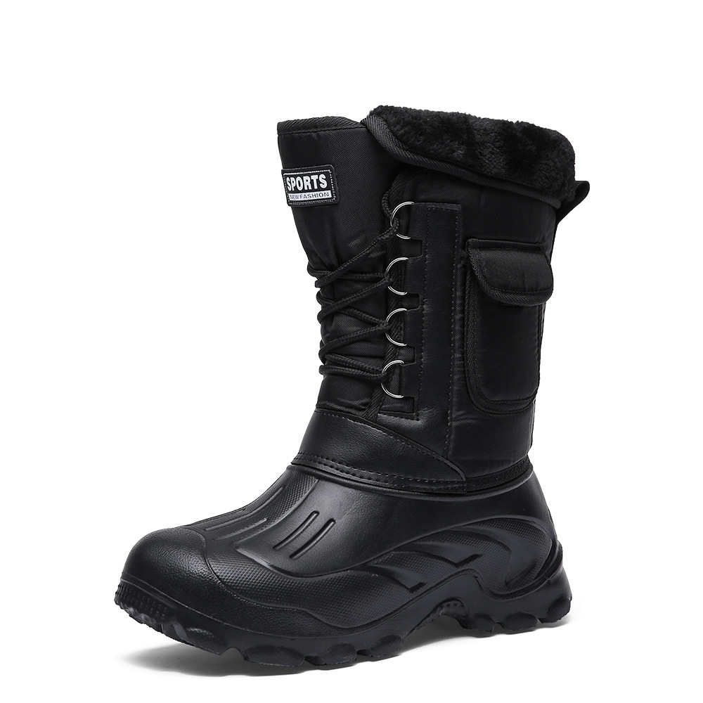 Eva Snow Boots Men's Winter Fleece-Lined Outdoor Shoes Warm Camouflage Boots Fishing Shoes Men's Waterproof Snow Boots Eva Snow Boots Men's Winter Fleece-Lined Outdoor Shoes Warm Camouflage Boots Fishing Shoes Men's Waterproof Snow Boots