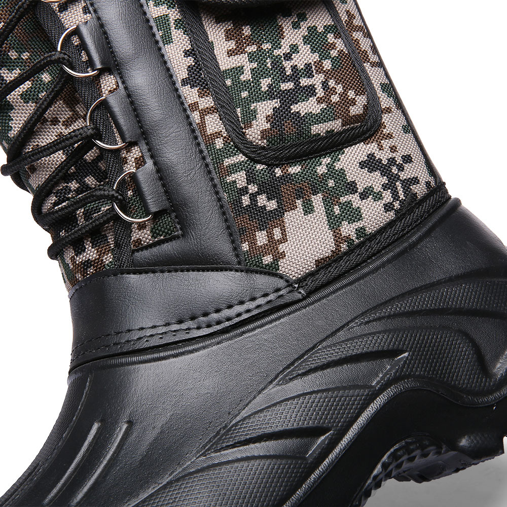 Eva Snow Boots Men's Winter Fleece-Lined Outdoor Shoes Warm Camouflage Boots Fishing Shoes Men's Waterproof Snow Boots Eva Snow Boots Men's Winter Fleece-Lined Outdoor Shoes Warm Camouflage Boots Fishing Shoes Men's Waterproof Snow Boots