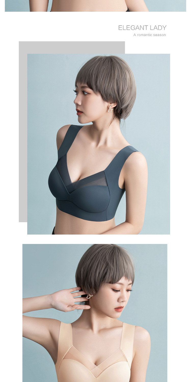 Seamless Underwear Women's Small Chest Push up One-Piece Fixed Cup Ladies Underwired Bra Seamless Underwear Women's Small Chest Push up One-Piece Fixed Cup Ladies Underwired Bra