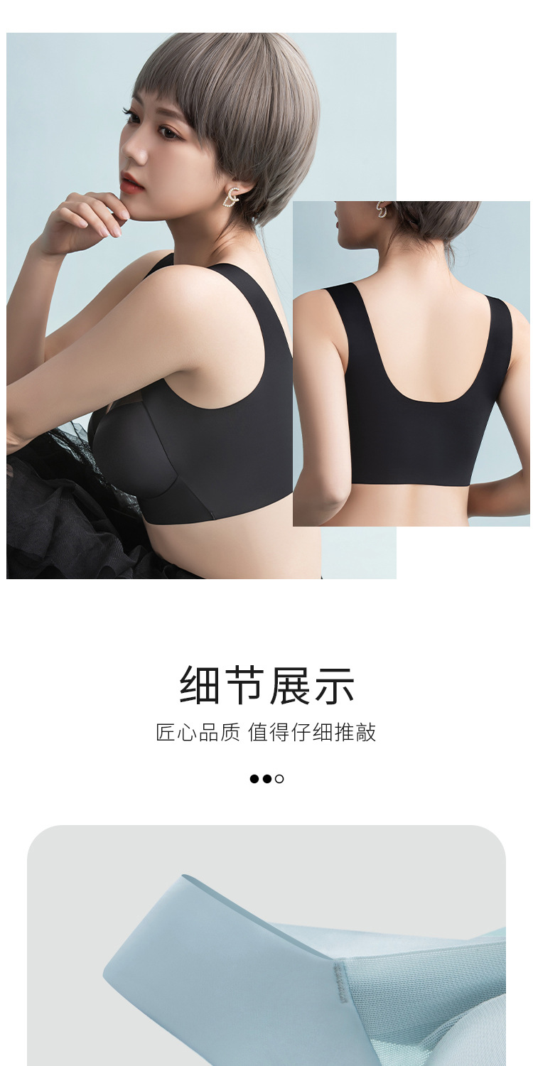 Seamless Underwear Women's Small Chest Push up One-Piece Fixed Cup Ladies Underwired Bra Seamless Underwear Women's Small Chest Push up One-Piece Fixed Cup Ladies Underwired Bra
