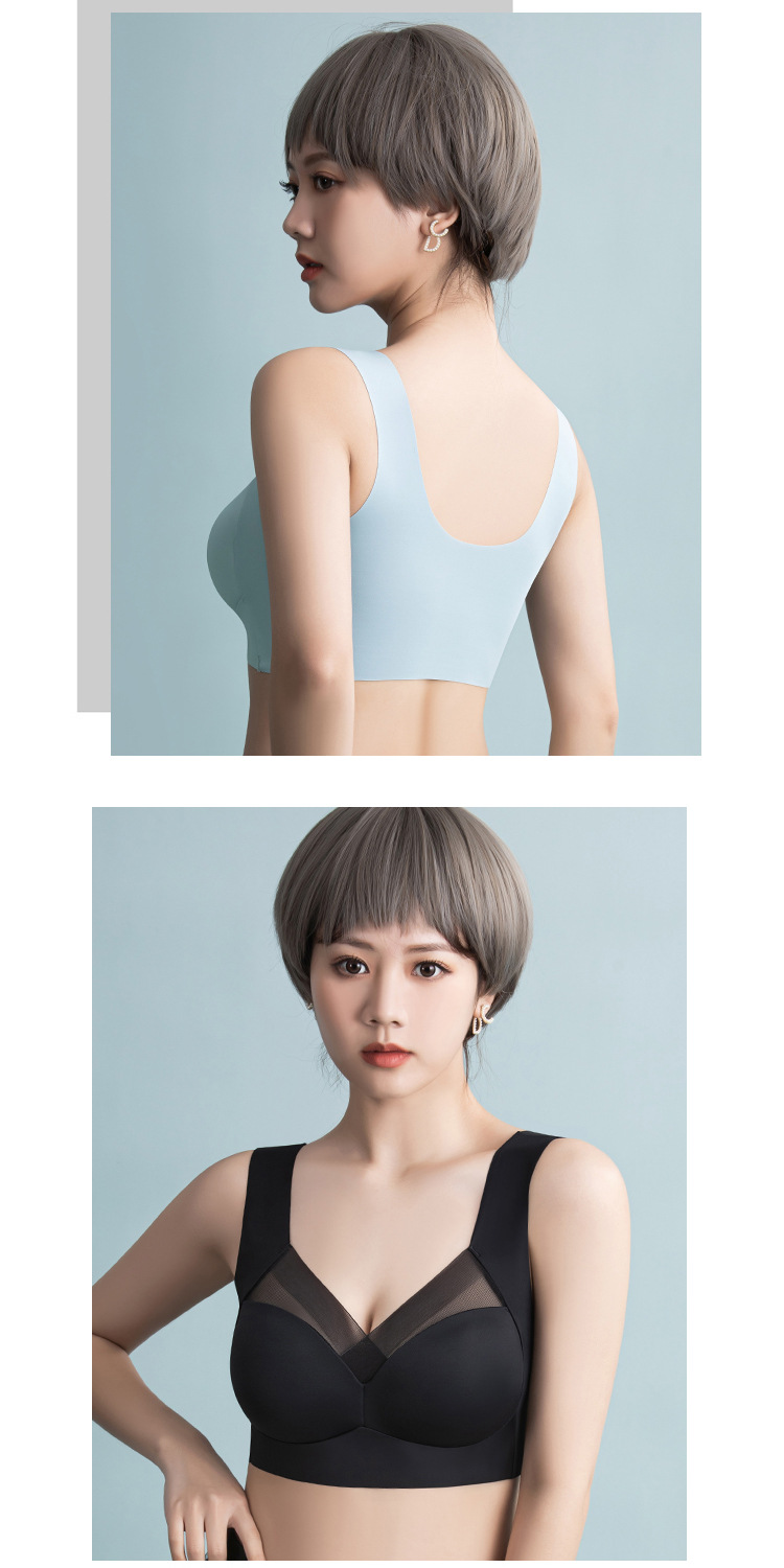 Seamless Underwear Women's Small Chest Push up One-Piece Fixed Cup Ladies Underwired Bra Seamless Underwear Women's Small Chest Push up One-Piece Fixed Cup Ladies Underwired Bra