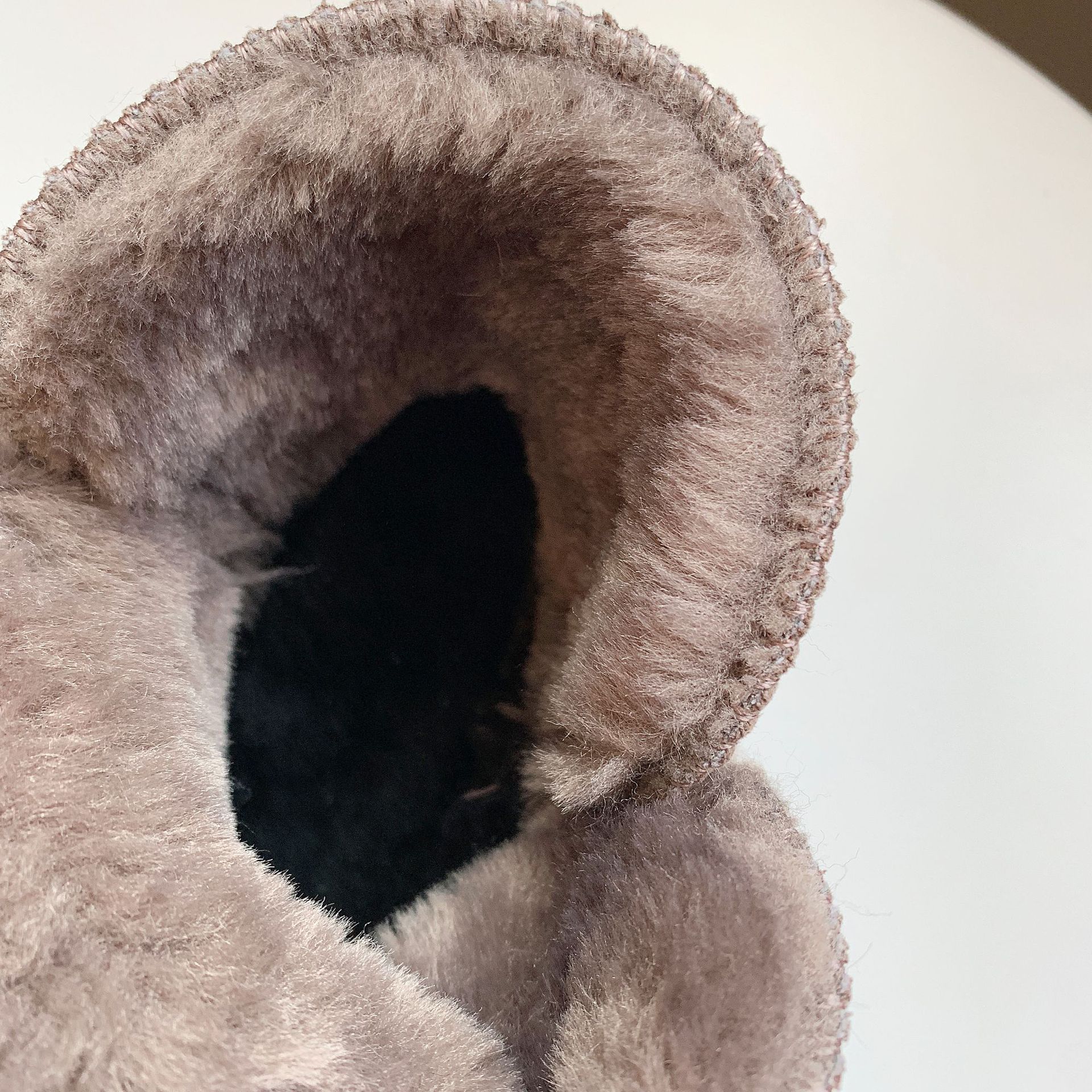 2021new Winter Korean Style Fashion round Toe Solidcolor Mid-Calf Length Haoyang Snow Boots Flat Warm Women&#039;s Fashionable Boots