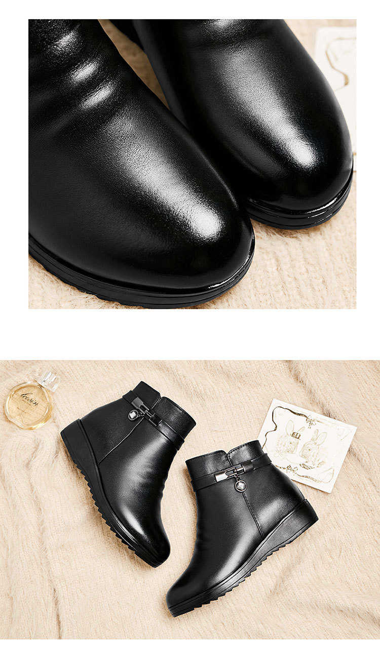 Clear Stock Sales Winter New Women's Short Boots Low Heel Wedge Non-Slip Sole Mother's Cotton Shoes Snow Boots Sx5694 plus Size Clear Stock Sales Winter New Women's Short Boots Low Heel Wedge Non-Slip Sole Mother's Cotton Shoes Snow Boots Sx5694 plus Size