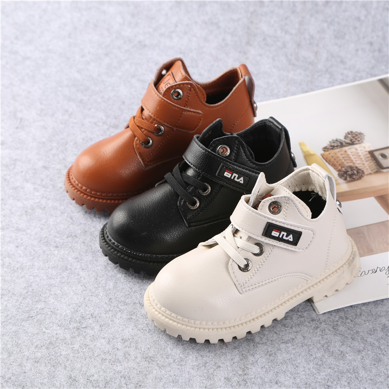 Children&#039;s snow boots winter new cotton shoes with fleece thickened girl&#039;s ankle boots boy&#039;s non-slip winter shoes baby cotton boots