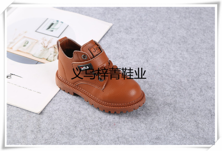 Children's snow boots winter new cotton shoes with fleece thickened girl's ankle boots boy's non-slip winter shoes baby cotton boots