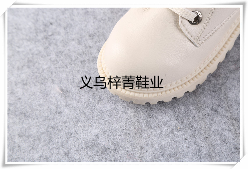 Children's snow boots winter new cotton shoes with fleece thickened girl's ankle boots boy's non-slip winter shoes baby cotton boots