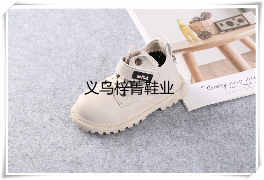Children's snow boots winter new cotton shoes with fleece thickened girl's ankle boots boy's non-slip winter shoes baby cotton boots
