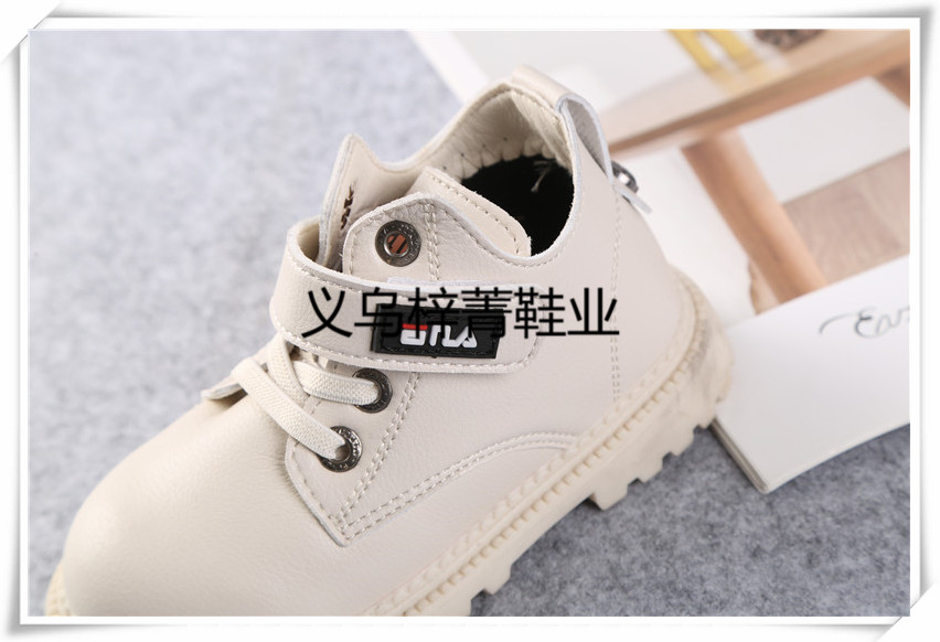 Children's snow boots winter new cotton shoes with fleece thickened girl's ankle boots boy's non-slip winter shoes baby cotton boots