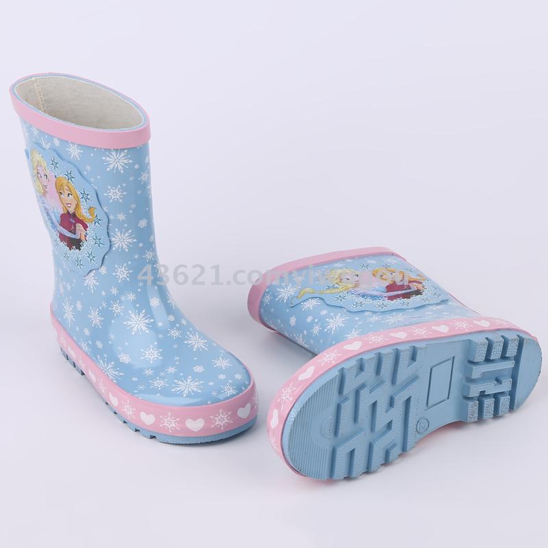 The ice princess pink snow boots boots children girls slip water shoes children shoes