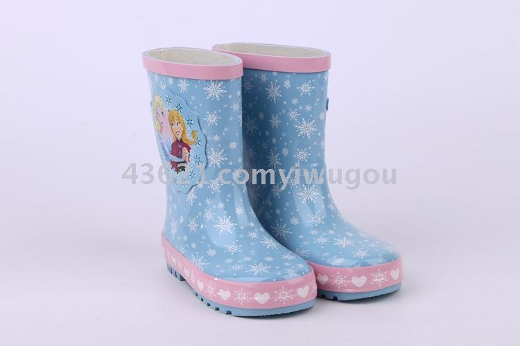 The ice princess pink snow boots boots children girls slip water shoes children shoes The ice princess pink snow boots boots children girls slip water shoes children shoes