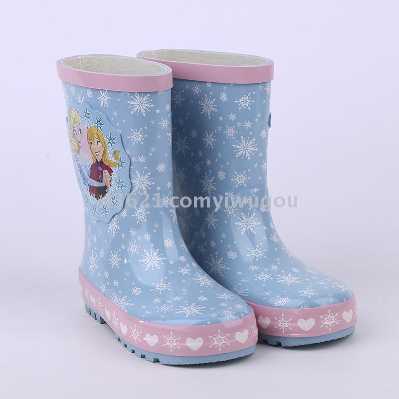 The ice princess pink snow boots boots children girls slip water shoes children shoes The ice princess pink snow boots boots children girls slip water shoes children shoes